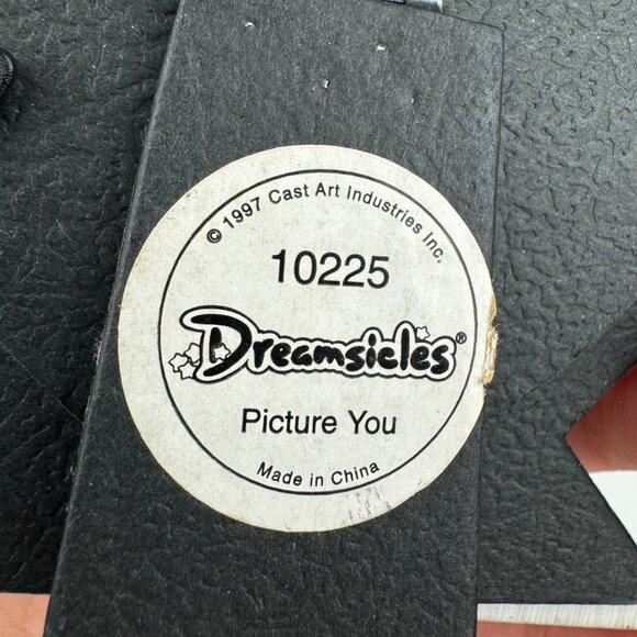 Small Vtg Dreamsicles Cherub Angel Heart Shape Picture You Picture Photo Frame - Picture 14 of 14